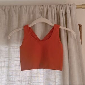 Set Active x Madelyn Cline Sculptflex Sports Bra - Orange